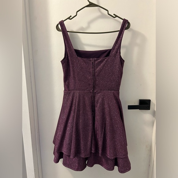 Plum sparkle homecoming/party dress - Picture 3 of 4